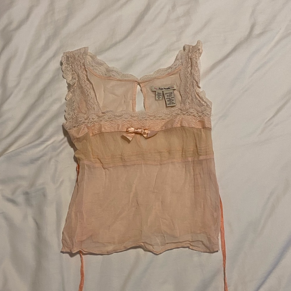 Free people blush blouse